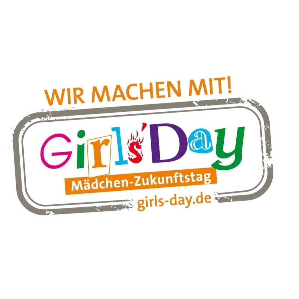 Logo, bunt, zum GirlsDay 2025